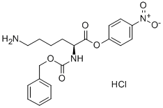 Z-LYS-ONP HCL Structural