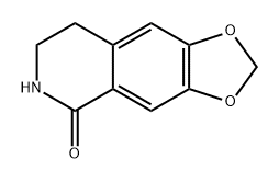 7,8-DIHYDRO-[1,3]DIOXOLO[4,5-G]ISOQUINOLIN-5(6H)-ONE Structural