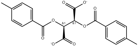 DI-P-TOLUOYL-L-TARTARIC ACID Structural