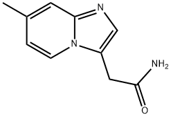 Imidazo(1,2-a)pyridine-3-acetamide,7-methyl- Structural