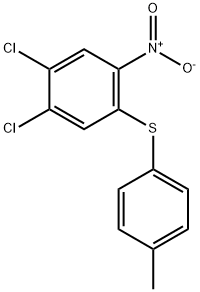 1,2-DICHLORO-4-[(4-METHYLPHENYL)THIO]-5-NITROBENZENE