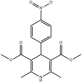 1,4-dihydro-2,6-dimethyl-4-(4-nitrophenyl)-3,5-pyridinedicarboxylic acid dimethyl ester