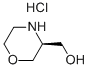 (S)-3-Hydroxymethylmorpholine hydrochloride Structural