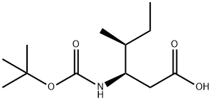 Boc-L-beta-homoisoleucine Structural