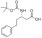 BOC-(S)-3-AMINO-5-PHENYL-PENTANOIC ACID Structural