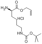 D-LYSINE(BOC)-ALLYL ESTER HCL Structural
