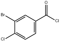 3-bromo-4-chlorobenzoyl chloride Structural