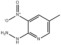 2-Hydrazinyl-5-methyl-3-nitropyridine Structural