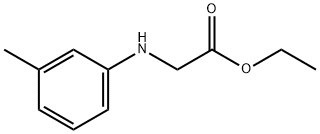 ethyl 2-[(3-methylphenyl)amino]acetate Structural