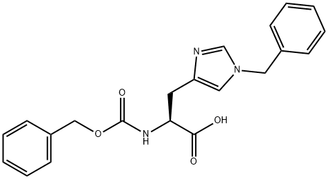 Z-HIS(BZL)-OH Structural