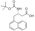 BOC-(S)-3-AMINO-4-(1-NAPHTHYL)-BUTYRIC ACID Structural