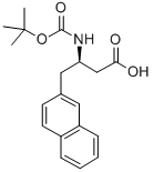 BOC-(R)-3-AMINO-4-(2-NAPHTHYL)-BUTYRIC ACID Structural