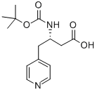 BOC-(S)-3-AMINO-4-(4-PYRIDYL)-BUTYRIC ACID Structural