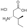 L-beta-Homoisoleucine hydrochloride Structural