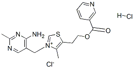 Thiamine, nicotinate (ester), monohydrochloride Structural