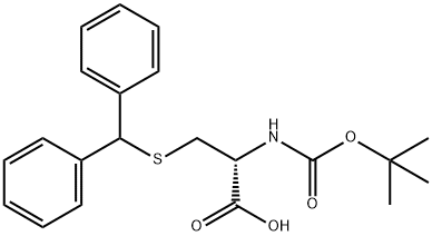 BOC-CYS(DPM)-OH Structural