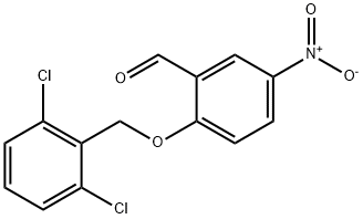 2-[(2,6-DICHLOROBENZYL)OXY]-5-NITROBENZALDEHYDE