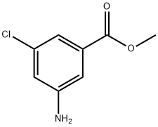 methyl 3-amino-5-chlorobenzoate Structural