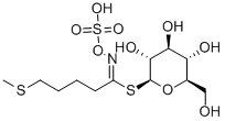 1-thio-beta-D-glucopyranose 1-[5-(methylthio)-N-(sulphooxy)valerimidate] Structural