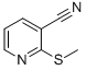 2-(METHYLTHIO)NICOTINONITRILE Structural