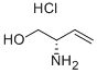 (S)-2-AMINO-BUT-3-EN-1-OL HYDROCHLORIDE
 Structural