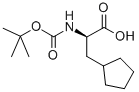 (R)-2-TERT-BUTOXYCARBONYLAMINO-3-CYCLOPENTYL-PROPIONIC ACID Structural