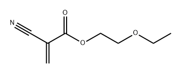 2-ethoxyethyl 2-cyanoacrylate  Structural