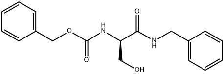 N-[(1R)-1-(Hydroxymethyl)-2-oxo-2-[(phenylmethyl)amino]ethyl]carbamic acid benzyl ester Structural