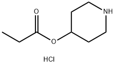 4-PIPERIDINOL, PROPIONATE, HYDROCHLORIDE Structural