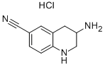 3-AMINO-1,2,3,4-TETRAHYDROQUINOLINE-6-CARBONITRILE HYDROCHLORIDE Structural