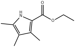 ETHYL 3,4,5-TRIMETHYLPYRROLE-2-CARBOXYLATE Structural