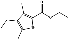 ETHYL 4-ETHYL-3,5-DIMETHYL-1H-PYRROLE-2-CARBOXYLATE Structural