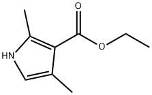 Ethyl 2,4-dimethyl-1H-pyrrole-3-carboxylate Structural