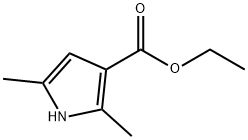 Ethyl2,5-dimethylpyrrole-3-carboxylate Structural