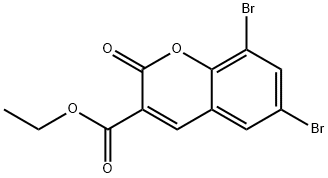 ETHYL 6,8-DIBROMO-2-OXO-2H-CHROMENE-3-CARBOXYLATE