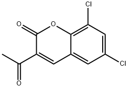 3-ACETYL-6,8-DICHLORO-2H-CHROMEN-2-ONE Structural