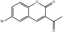 3-acetyl-6-bromo-2H-chromen-2-one Structural