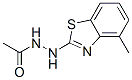 Acetic acid, 2-(4-methyl-2-benzothiazolyl)hydrazide (9CI) Structural