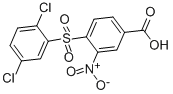 4-[(2,5-DICHLOROPHENYL)SULFONYL]-3-NITROBENZOIC ACID Structural