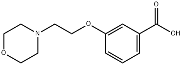 3-(2-MORPHOLIN-4-YL-ETHOXY)-BENZOIC ACID Structural