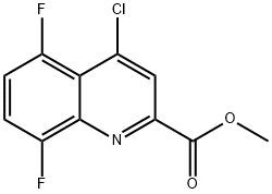 METHYL 4-CHLORO-5,8-DIFLUORO-QUINOLINE-2-CARBOXYLATE