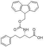 FMOC-(S)-3-AMINO-5-PHENYLPENTANOIC ACID Structural