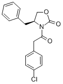 3-[(4-CHLOROPHENYL)ACETYL]-(4S)-(PHENYLMETHYL)-2-OXAZOLIDINONE