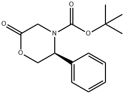 (5S)-N-(tert-Butoxycarbonyl)-3,4,5,6-tetrahydro-5-phenyl-4(H)-1,4-oxazin-2-one