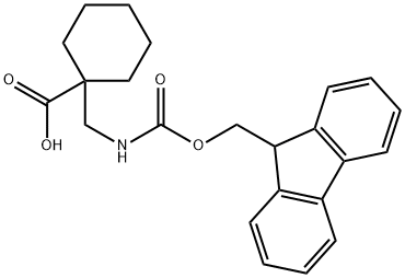 Fmoc-1-aminomethyl-cyclohexane carboxylic acid