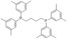 1,4-BIS[BIS(3,5-DIMETHYLPHENYL)PHOSPHINO]BUTANE Structural