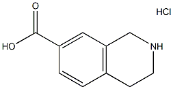 1,2,3,4-TETRAHYDROISOQUINOLINE-7-CARBOXYLIC ACID HYDROCHLORIDE Structural