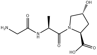 H-GLY-ALA-HYP-OH Structural