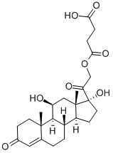 Hydrocortisone 21-hemisuccinate Structural