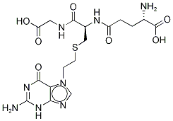 S-[2-(N7-guanyl)ethyl-d4]GSH Structural